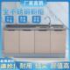 不锈钢整体橱柜简易灶台柜橱柜一体租房用厨房?具车农村整体橱柜