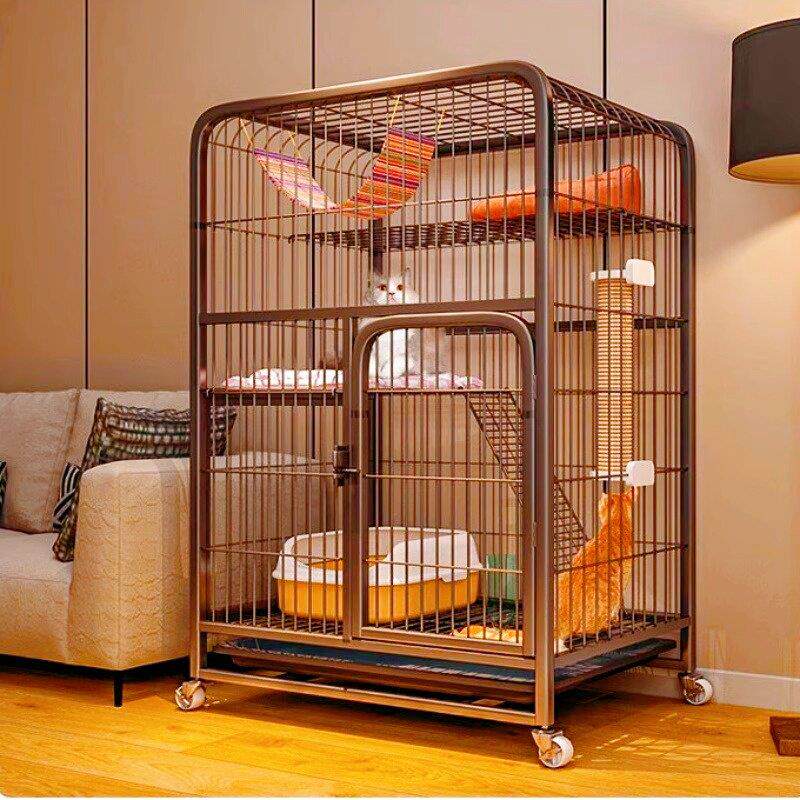 猫笼子家用室内超大自由空间大型猫笼子特大号猫笼子双人间超值
