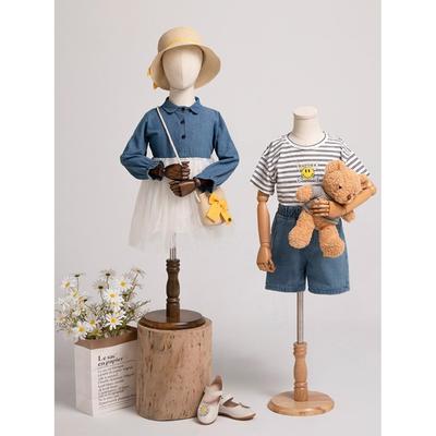 童装店儿童模型道具人体模型展示架服装假人模型娃娃童装店货架