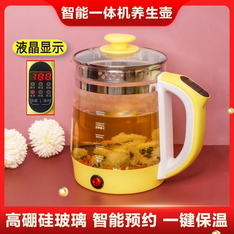 爱立创家用养生壶一体加热加厚玻璃多功能煮茶器烧水壶煮花茶煎药