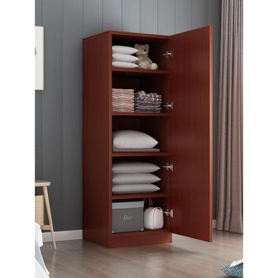 简易衣柜家用卧室出租房儿童单门衣柜阳台衣帽间储物柜实木可定制