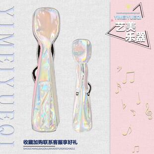 艺美镭射三弦包大中小款加厚款幻彩漆皮防震防摔琴包便携式乐器包