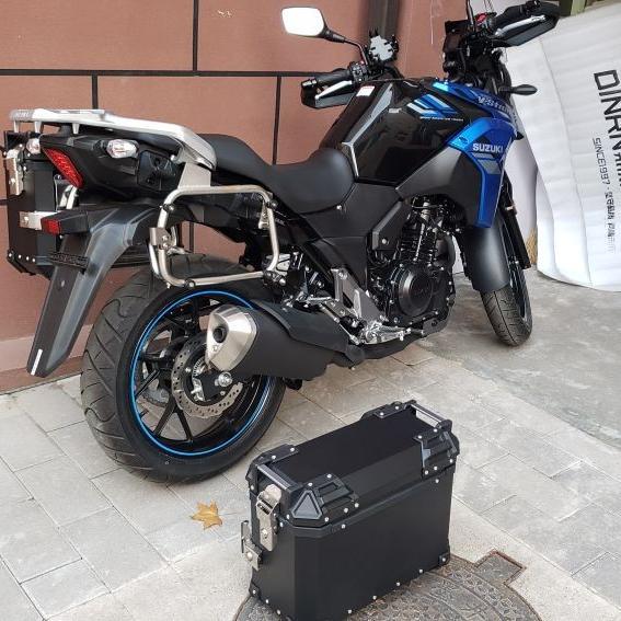 AYAY摩托车边箱适用铃木边架DL250/GW250铝合金三箱两侧箱支架