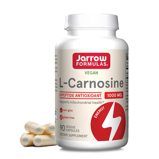 Jarrow杰诺左旋肌肽L-Carnosine胶囊美国进口内服营养品成人90粒