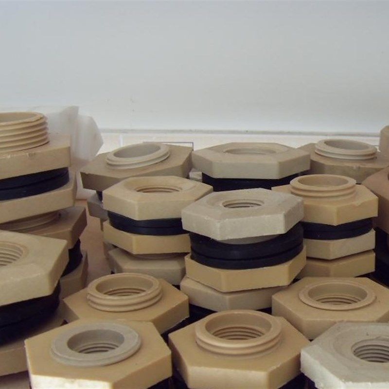 水塔鱼缸接头胶索结内外丝接口/冷却塔尼龙水箱接头1.5寸2寸4寸