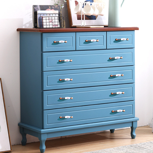 五斗柜实木五斗橱抽屉式床边柜家用靠墙柜子储物柜卧室斗柜收纳柜
