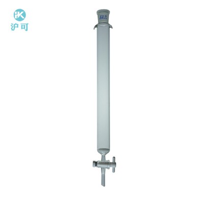 标准口色层分析柱外径13(10)/20(15)/25/30具四氟活塞可定制
