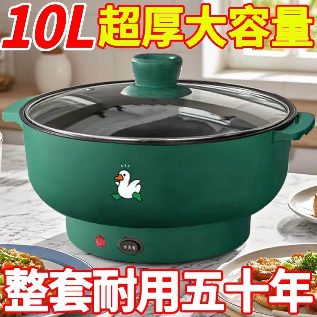 德国烧水壶大容量电煮锅多功能料理锅学生宿舍电火锅电饭煲开水壶