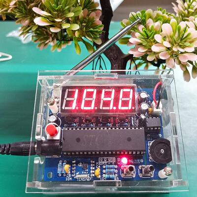 全波段收音机组装套件 手工制作成品 diy散件TEA5767数码管显示FM
