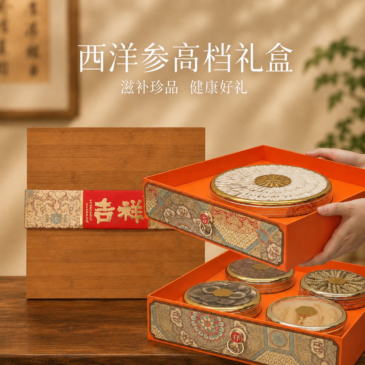 事事利西洋参滋补礼盒工厂直供