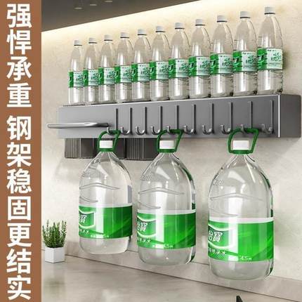 刀架壁挂式免打孔厨房用品多功能菜刀置物架刀具筷子筒一体收纳架