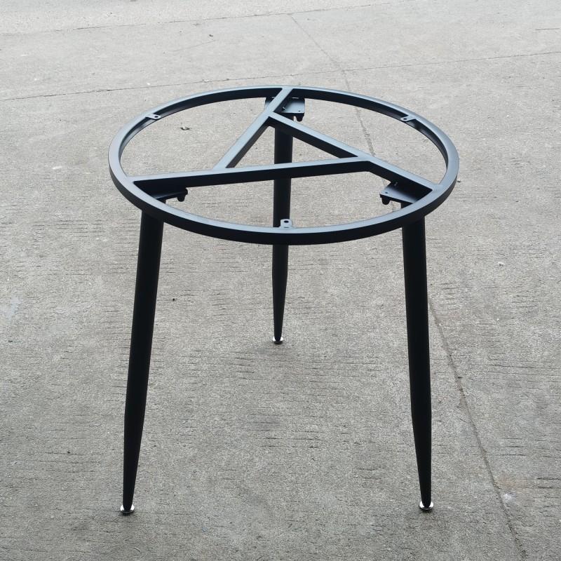 现货铁艺岩板桌腿支架简约北欧现代小圆桌子腿桌腿茶几桌架餐台脚