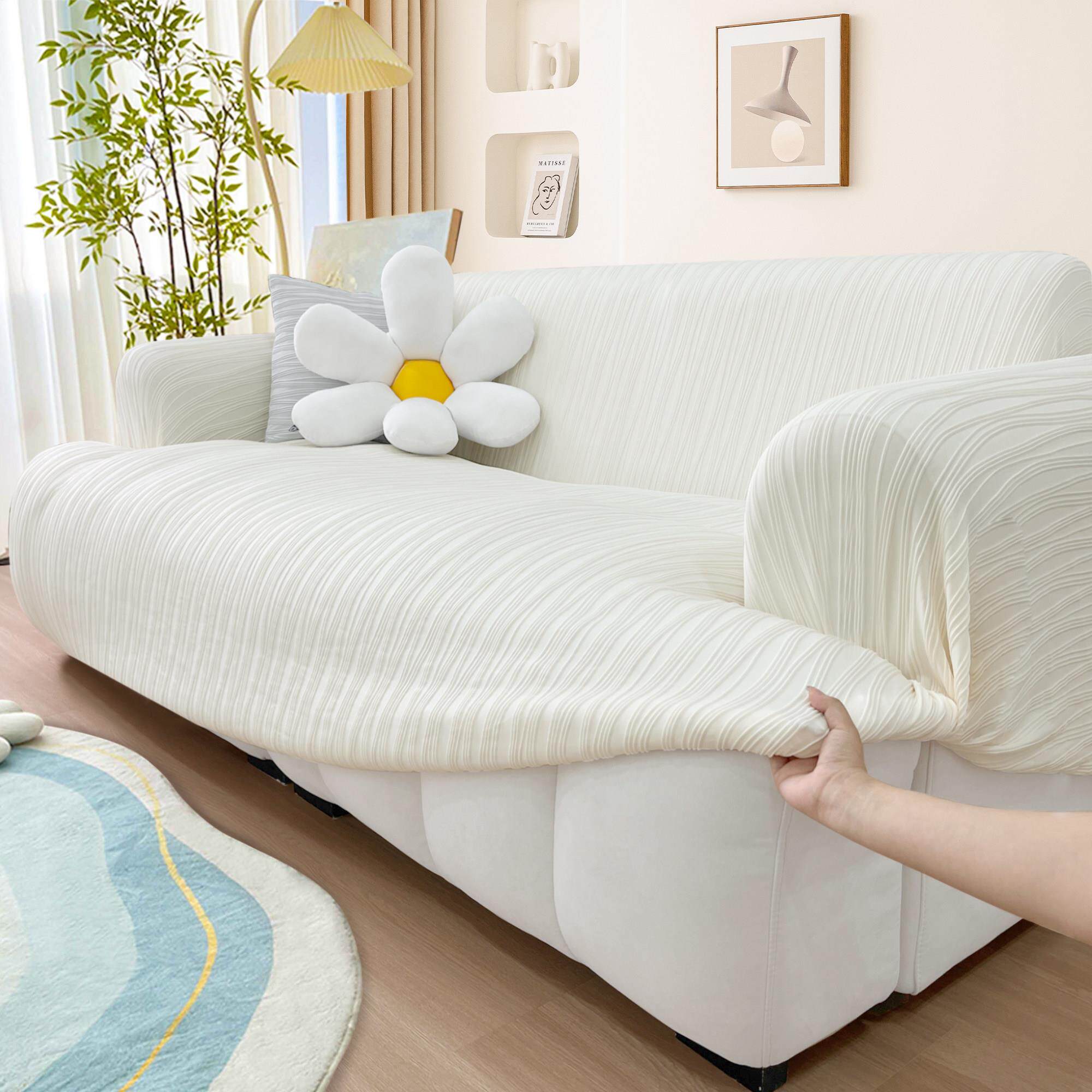 冰丝沙发套罩全包简约新款凉感夏季通用防滑盖布弹力防猫抓保护套