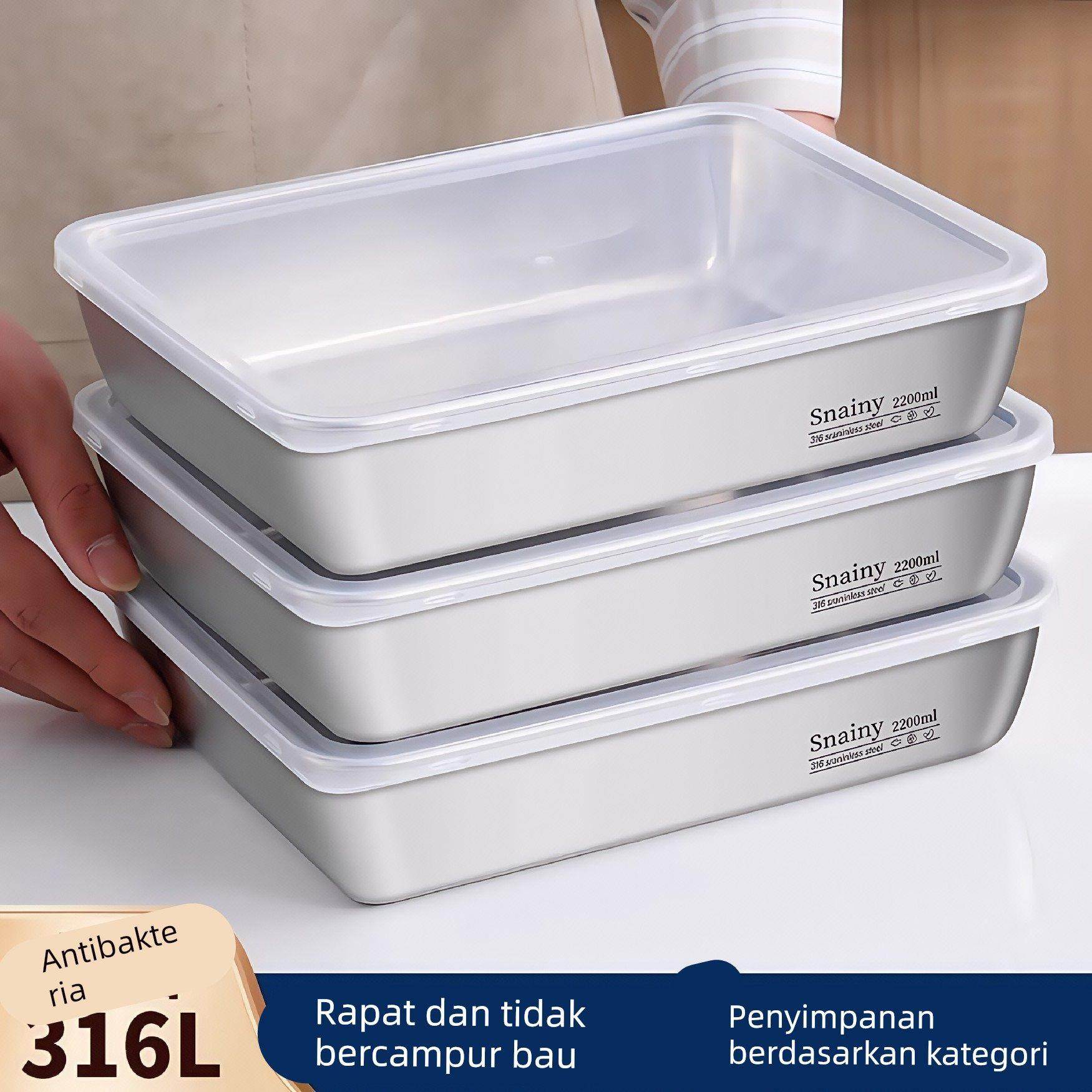 316不锈钢方盘带盖保鲜盒304食品级托盘方盒长方形盘子加厚备菜盘,餐饮具,盘,淘宝优惠券,粉丝福利购,淘宝优惠卷