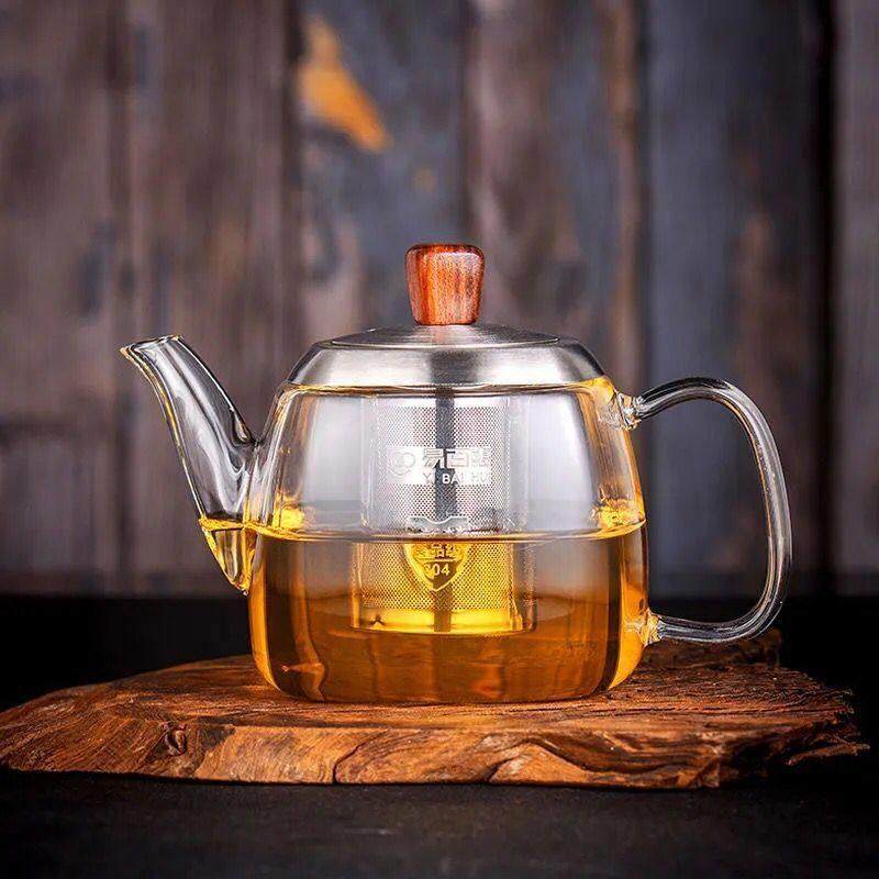 玻璃茶壶单壶加厚耐高温不锈钢过滤小号花茶壶家用冲茶器煮泡茶壶,餐饮具,茶壶,淘宝优惠券,粉丝福利购,淘宝优惠卷
