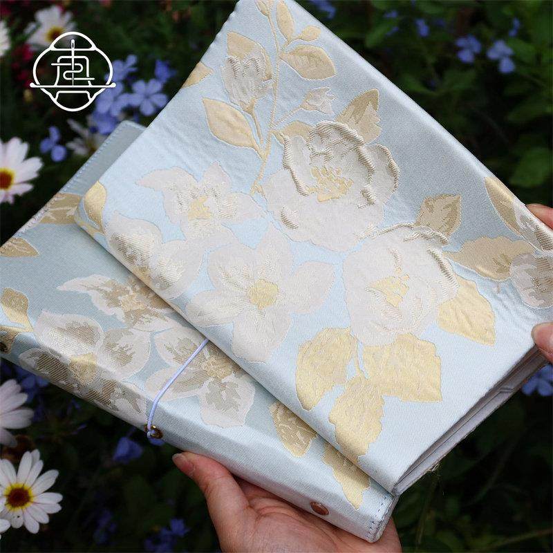 真我 月光山茶 浮雕优雅覆古提花手账本手工布书衣日记笔记本a5a6,文具电教/文化用品/商务用品,手帐/日程本/计划本,淘宝优惠券,粉丝福利购,淘宝优惠卷