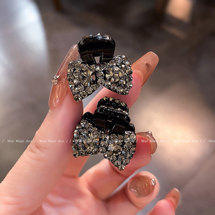 精致小蝴蝶结发夹迷你小抓夹刘海新款碎发夹头饰女士侧边发夹