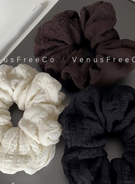 大肠发圈网红2025年新款法式复古甜美毛绒秋冬韩国高级感发绳头绳