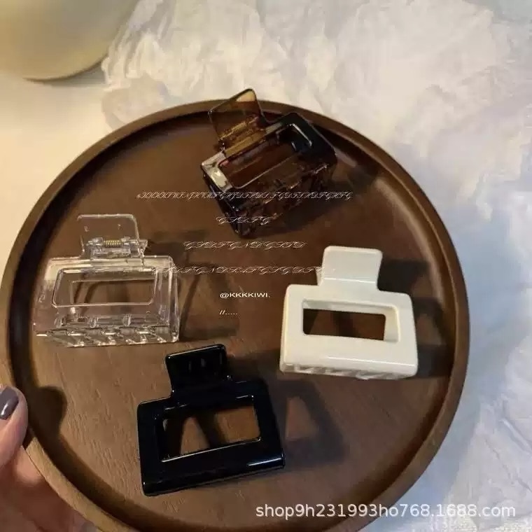 维宗韩版亚克力发夹后脑勺头饰