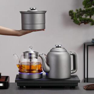 吉古水壶钛合金全自动底双水纯钛茶几专用嵌入式泡茶机