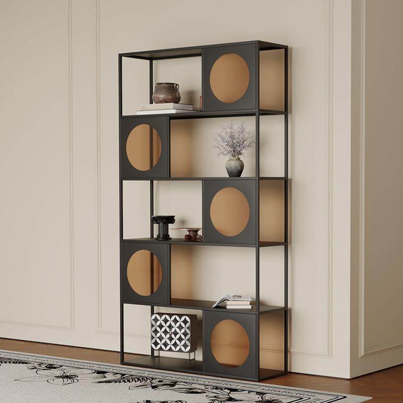 法式铁艺书架一体靠墙客厅隔间简约现代家用多层收纳落地置物架子,住宅家具,书架,淘宝优惠券,粉丝福利购,淘宝优惠卷