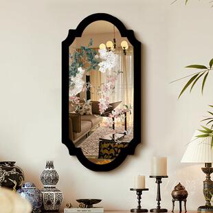 法式覆古镜子装饰画 画客厅沙发背景墙壁玄关挂画 画高级感艺术镜