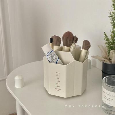 韩国ins化妆品收纳盒360度旋转多功能大容量儿童笔筒桌面收纳神器