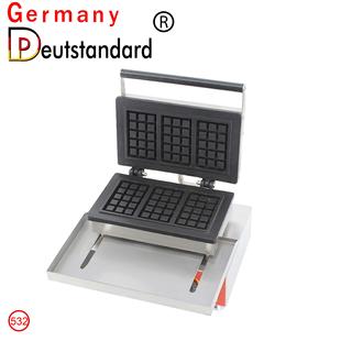 华772夫饼经典 夫方形3片格子华夫炉比华利时华夫炉夫厂家华机电烤