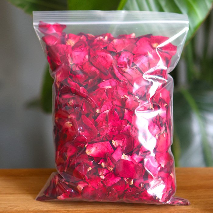 云南玫瑰干花瓣泡澡泡脚足浴温泉牛奶泡泡浴真花瓣工厂 200克