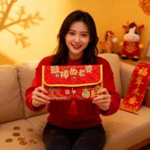 真棒的老婆红包2026豪华马年新款折叠式红包立式棒压岁钱新年红