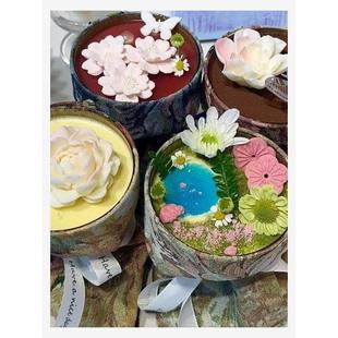 花束蛋糕高脚杯材料花束蛋糕2025情人节莫奈花园箭筒花束蛋糕装 饰