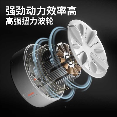 德国全自动洗袜宿子舍迷你洗衣机便携小I型涡轮专用洗内衣内裤神