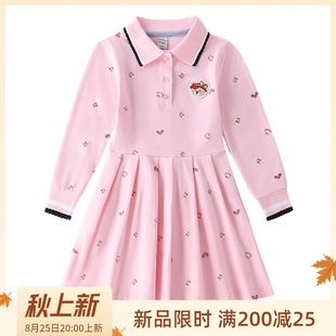 儿童宝宝裙子女孩公主裙春秋长袖 新款 童装 女童连衣裙纯棉2021秋装