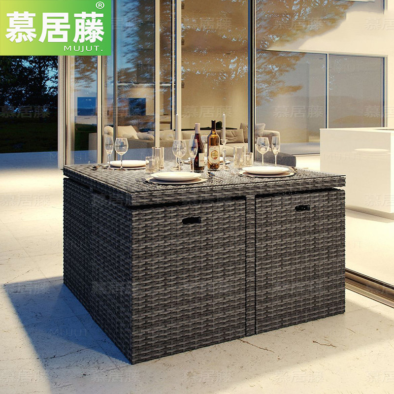 户外桌椅庭院阳台藤椅五件套家用露天组合室外休闲腾椅藤编茶桌椅,住宅家具,桌椅套件,淘宝优惠券,粉丝福利购,淘宝优惠卷