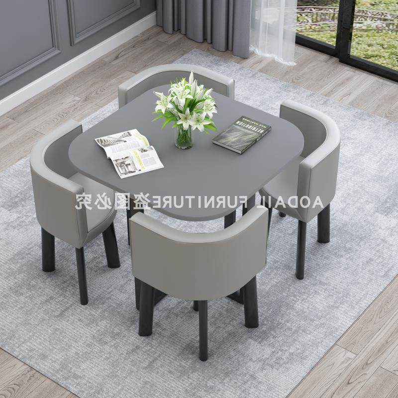 简约小方桌办公室会议桌店铺会客休息区休闲桌椅接待洽谈桌椅组合,住宅家具,板木餐桌,淘宝优惠券,粉丝福利购,淘宝优惠卷