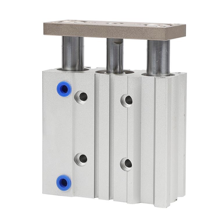 TCM三轴三杆气缸带导杆小型气动TCL12/16/20/25/32/40/50-25*30 7