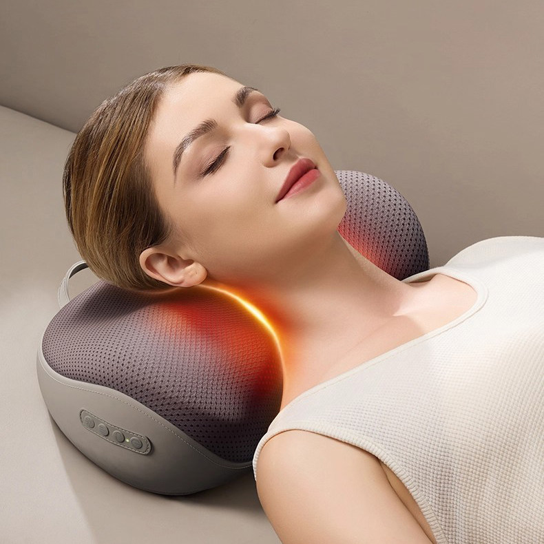 Benifets颈椎按摩器肩颈仪腰部背部枕头颈部揉捏送父母长辈送礼