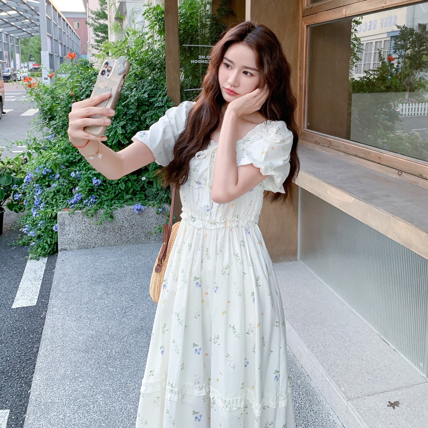 2025现货夏款新货碎花连衣裙201-Q111-P125-控188,女装连衣裙,浙宝201