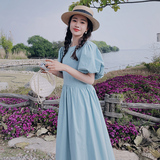 2025【现货夏款】新货泡泡袖连衣裙201-3062-P115-控168，女装连衣裙，浙宝201