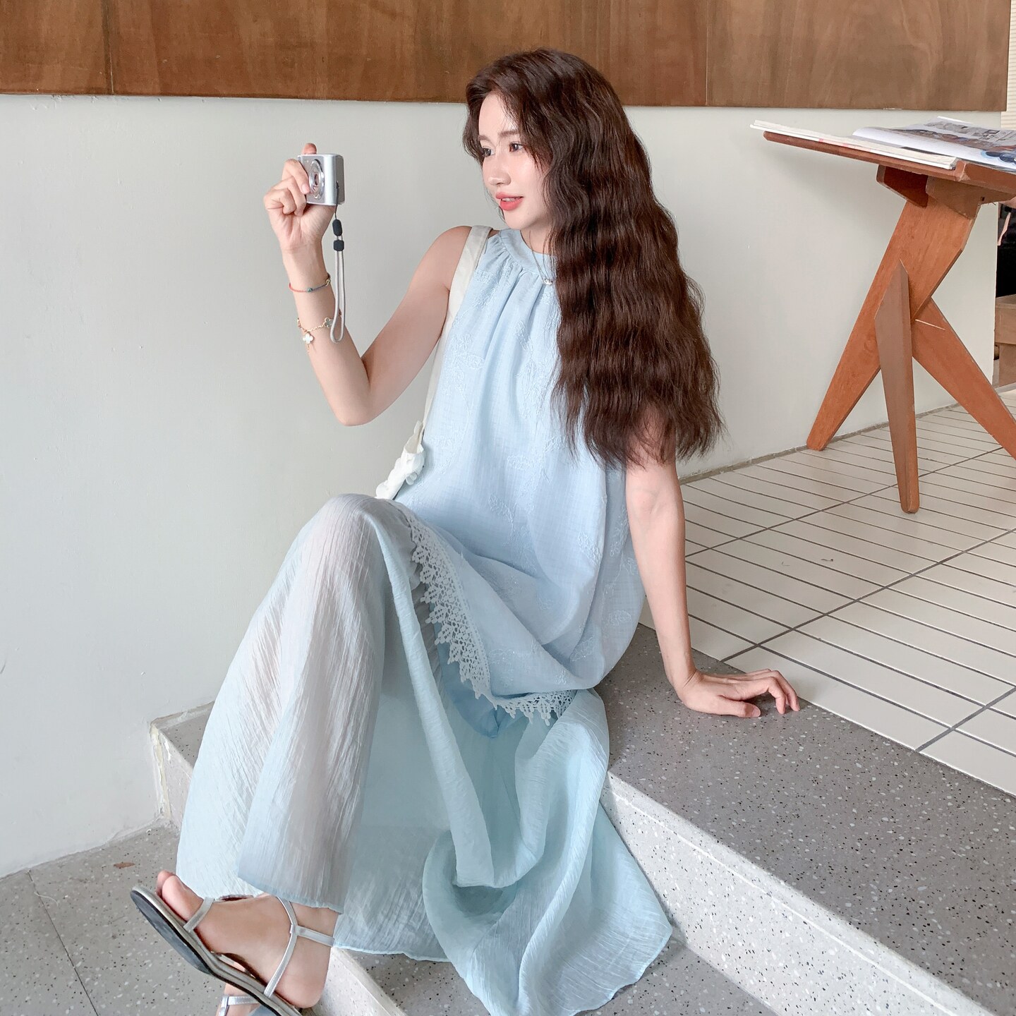 2025【现货夏款】新货吊带连衣裙201-Q110-P135-控198,女装连衣裙,浙宝201