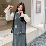 2025【现货冬款】新货时尚毛衣两件套201-Q236-P145-控218，女装套装/套裙，浙宝201