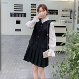 2025【现货秋款】新货衬衫马甲两件套201-Q150-P145-控218，女装套装/套裙，浙宝201