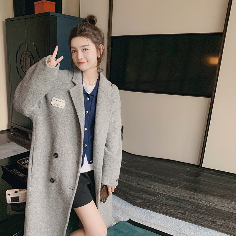 【现货冬款】新货双面呢大衣201-B002冬-P195-控278,女装毛呢外套,浙宝201