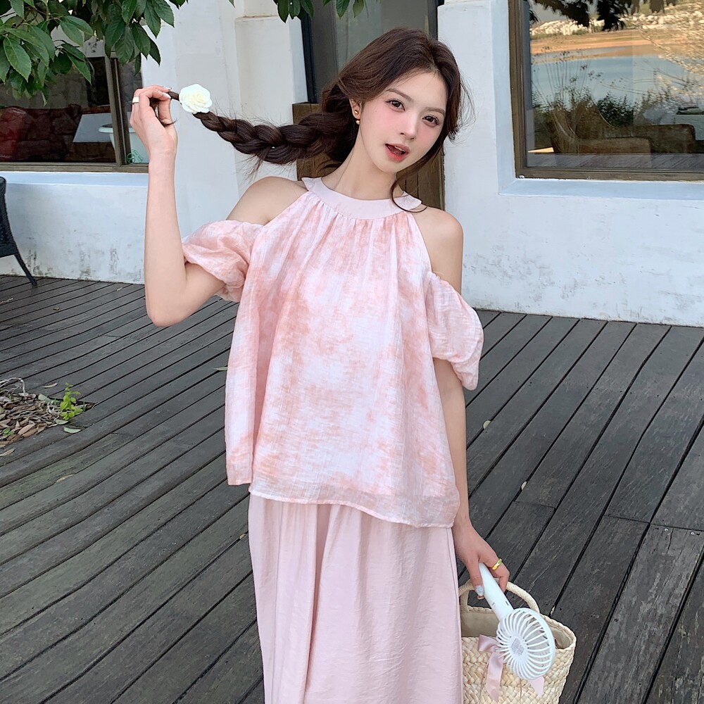 2025【现货夏款】新货碎花连衣裙201-Q019-P145-控198,女装套装/套裙,浙宝201