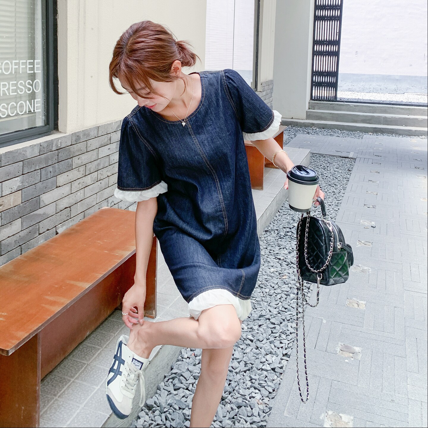2025【现货夏款】新货牛仔连衣裙201-Q097-P135-控198,女装连衣裙,浙宝201