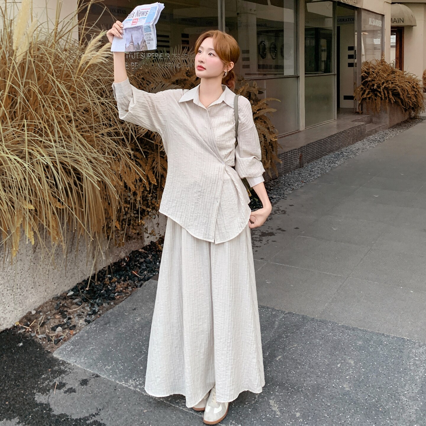 2025【现货秋款】新货衬衫两件套201-Q183-P165-控238,女装套装/套裙,浙宝201