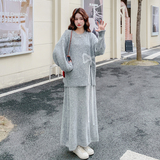 2025【现货冬款】新货时尚毛衣两件套201-Q233-P145-控218，女装套装/套裙，浙宝201