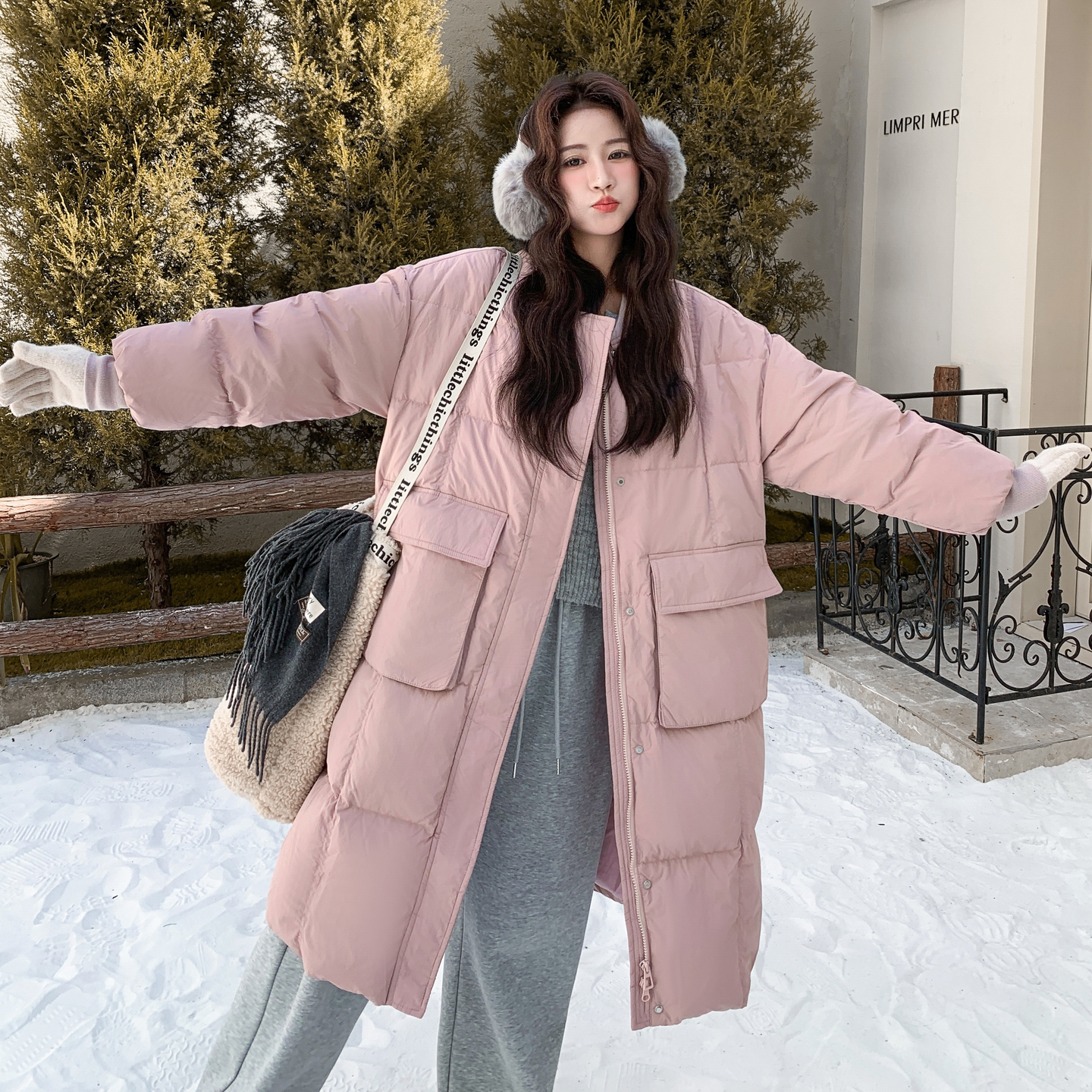 2025【现货冬款】新货粉色羽绒服面包服201-Q267-P275-控418，女装羽绒服，浙宝201