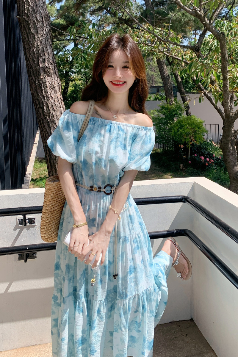 2025【现货夏款】新货碎花连衣裙201-Q117-P135-控198,女装连衣裙,浙宝201