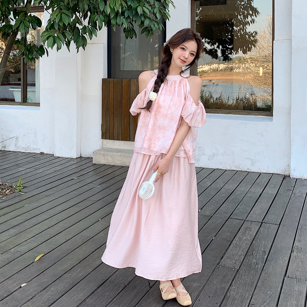 2025【现货夏款】新货碎花连衣裙201-Q019-P145-控198，女装套装/套裙，浙宝201